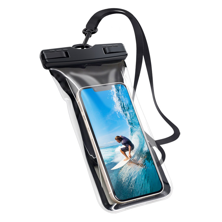 ZENIX DESIGN TECH 水に浮く スマホ 防水ケース ストラップ付き IPX8