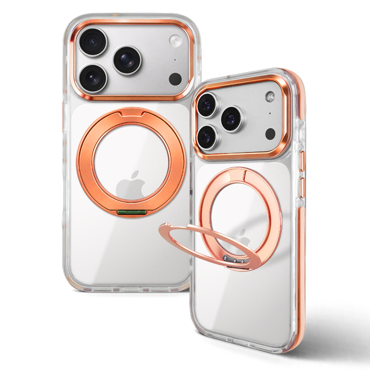 MagSafe対応 iPhone ケース 360度回転 リング付き スタンド内蔵 クリア 耐衝撃 スマホケース 透明 スマホリング カバー おしゃれ バンパー 背面カバー | ZENIX DESIGN TECH | 07