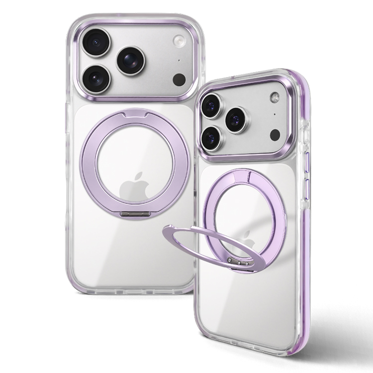 MagSafe対応 iPhone ケース 360度回転 リング付き スタンド内蔵 クリア 耐衝撃 スマホケース 透明 スマホリング カバー おしゃれ バンパー 背面カバー | ZENIX DESIGN TECH | 06
