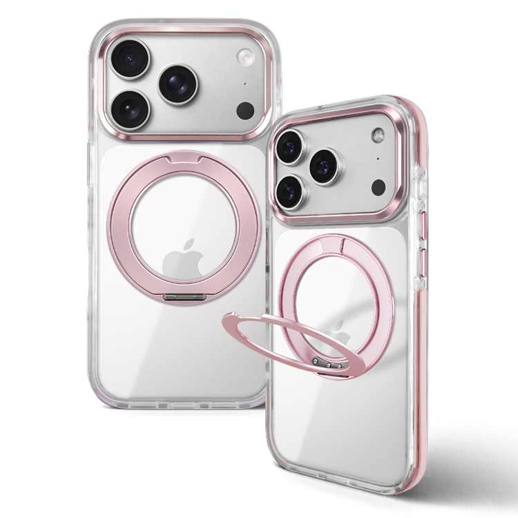 MagSafe対応 iPhone ケース 360度回転 リング付き スタンド内蔵 クリア 耐衝撃 スマホケース 透明 スマホリング カバー おしゃれ バンパー 背面カバー | ZENIX DESIGN TECH | 08