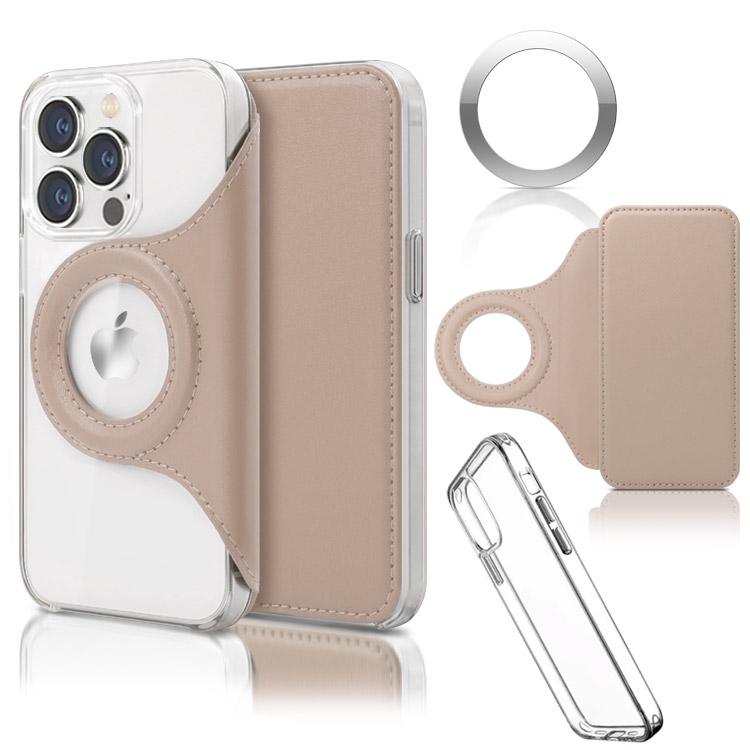 iPhone15 ケース Magsafe 対応  iPhone14 iPhone13 iPhone12 15pro iPhone15 Pro max 手帳型 15Plus iPhone14 Pro クリア メタル リング カード収納 おしゃれ | ZENIX DESIGN TECH | 06