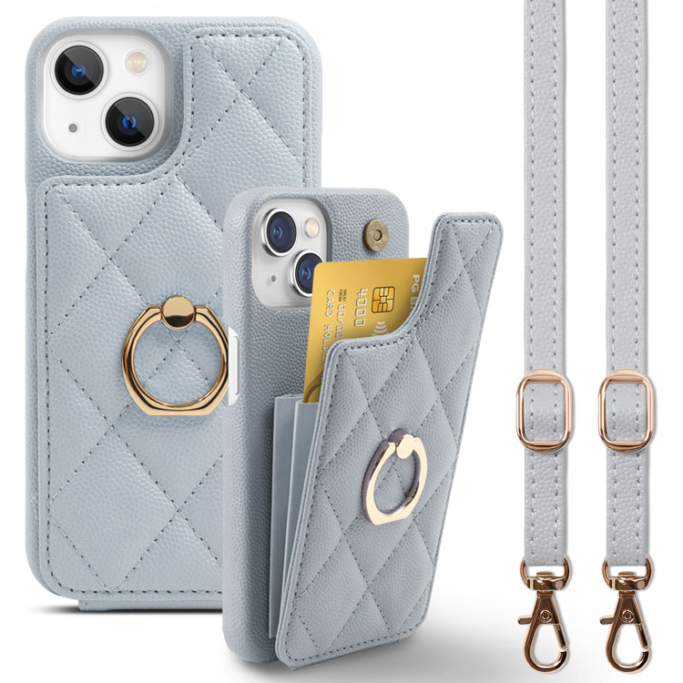 ZENIX DESIGN TECH iphone15 ケース ショルダー ストラップ付き リング