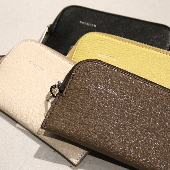 ORSETTO コンパクト 財布 本革 ミニ財布 スマートウォレット カード