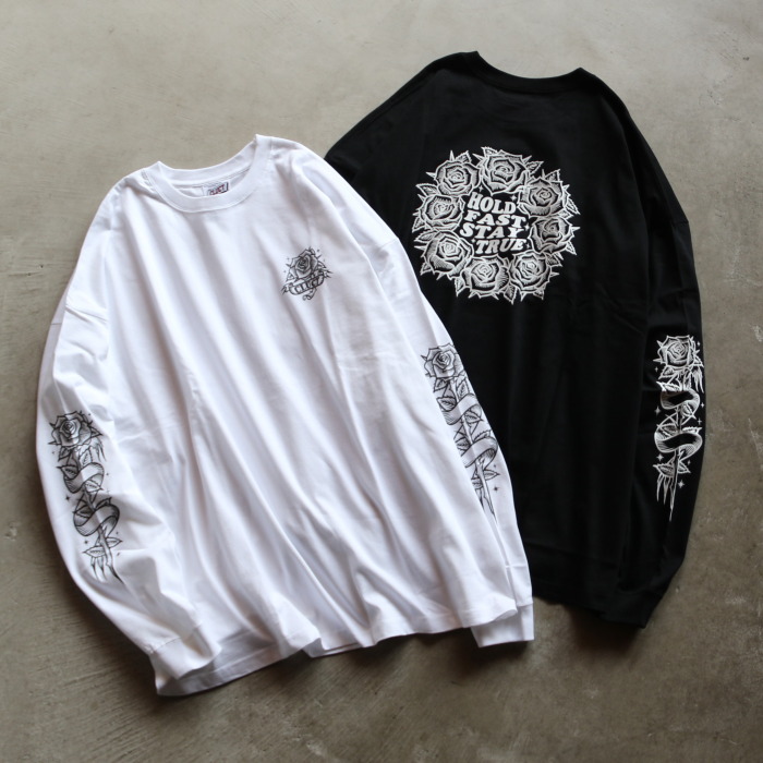 CLUCT トップス ロンT クラクト ROSE WIDE L/S TEE ローズ