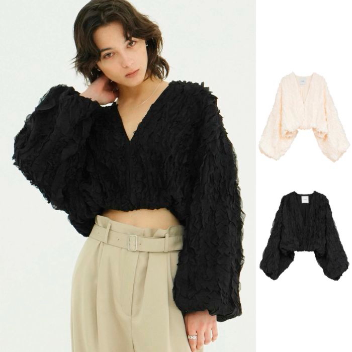 CLANE クラネ 22SS CROSS FRINGE BOLERO クロスフリンジボレロトップス 12108-3062 ベージュ系 2 22SS先行予約アイテム紹介Part10】春を感じるフリンジシリーズと、大人