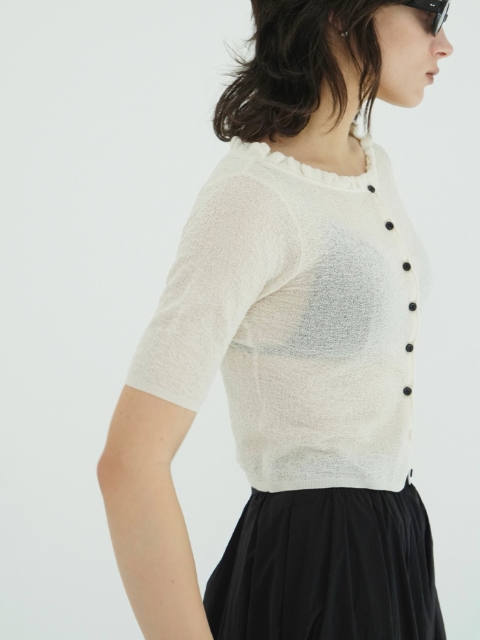 clane 新作ニット　アイボリー 松本恵奈のMUST BUY- 10月25日（火）発売の”2WAY NECK WARMER KNIT