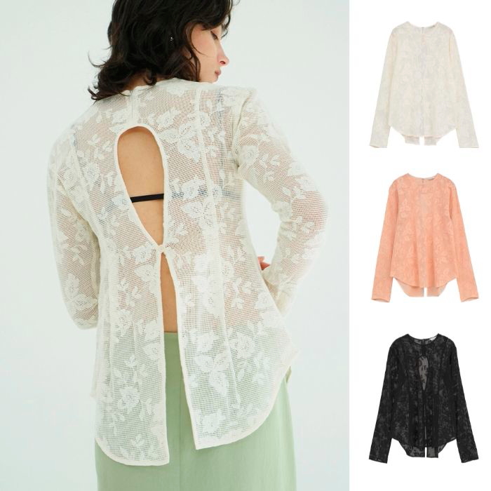 CLANE（クラネ） 即日発送 正規商品 バックデザイン フラワー レース