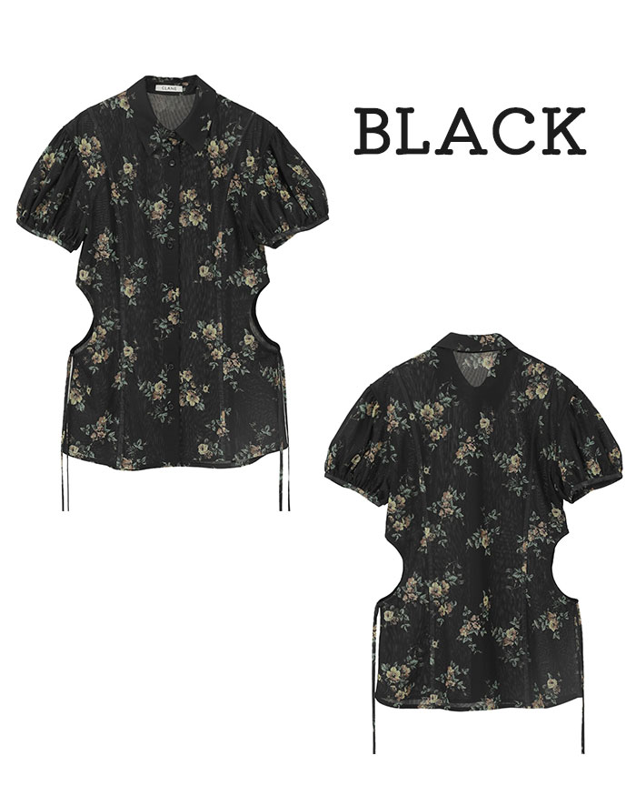 CLANE（クラネ） 限定 プレセール 即日発送 正規商品 シャツ フラワー