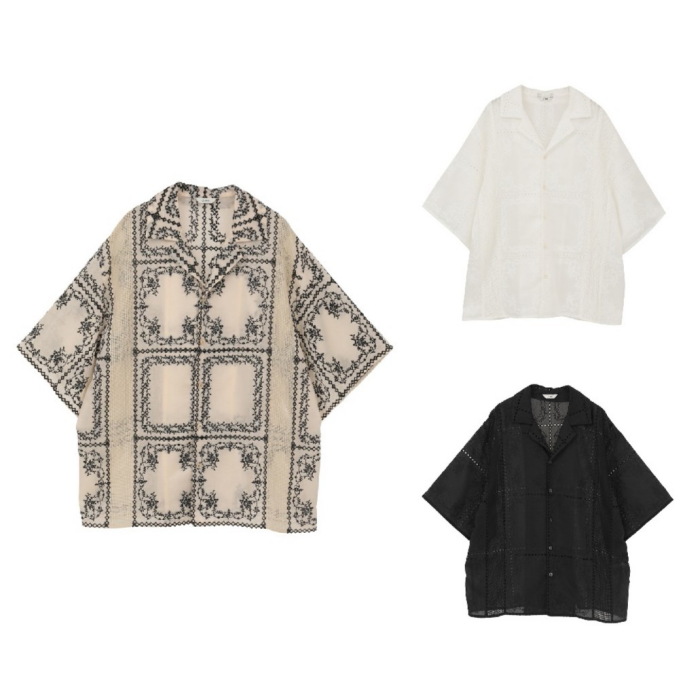 CLANE（クラネ） 【26SS 2nd PRE ORDER】CLANE 正規商品 刺繍 レース