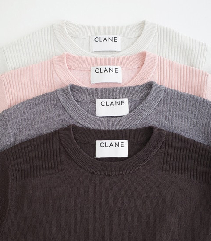 CLANE（クラネ） 正規商品 ベーシック コンパクト ニット トップス