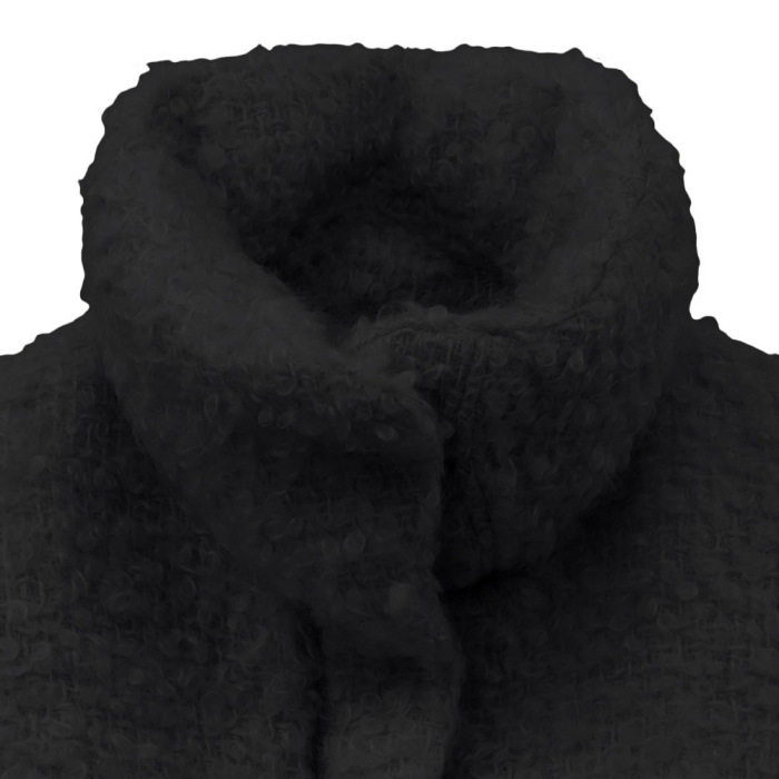 CLANE 正規商品 アウター クラネ モヘア ループ ダウンコート MOHAIR LOOP DOWN COAT ブラック BLACK 2023秋冬新作