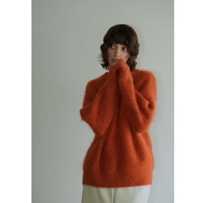 CLANE 正規商品 トップス クラネ バルキー スリーブ アンゴラ ニット トップス BULKY SLEEVE ANGORA KNIT TOPS  オレンジ ORANGE 2023秋冬新作 : 151062332or : Charger.web-store - 通販 - Yahoo!ショッピング