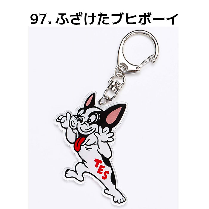 テス キーホルダー TES ブヒキーホルダー かわいい フレンチブルドッグ 犬 ふざけたブヒ ポンプボトル 4匹ブヒ BUHI KEY HOLDER  7種類展開 2023秋冬新作