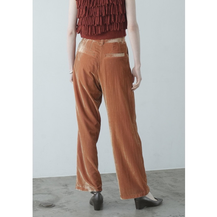 CLANE SALE 50%OFF 正規商品 パンツ クラネ ベロア タック