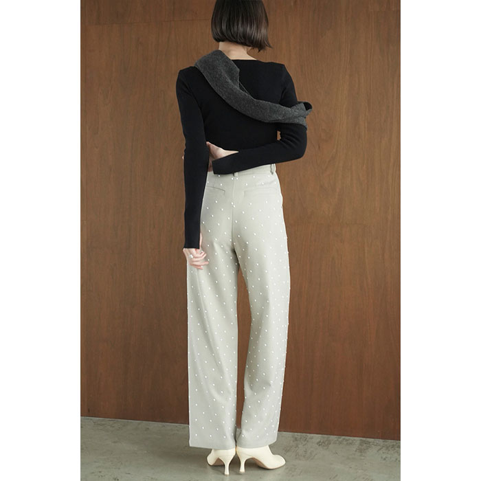 CLANE 正規商品 パンツ ボトムス クラネ パール ドット PEARL