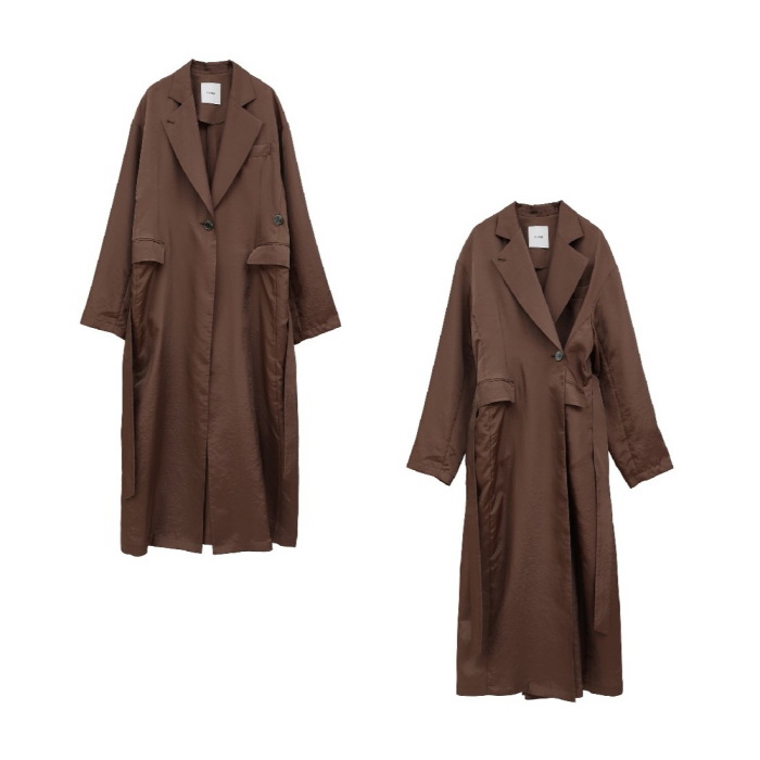 CLANE - レディ マキシ ガウンコート - LADY MAXI GOWN COAT