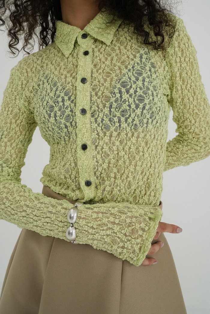 CLANE 正規商品 クラネ レディ レース シャツ LADY LACE SHIRT CLANE 正規商品 クラネ レディ レース シャツ LADY LACE SHIRT
