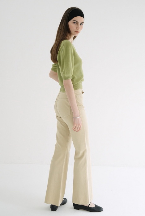CLANE 正規商品 トップス クラネ ライン Vネック ニット LINE V