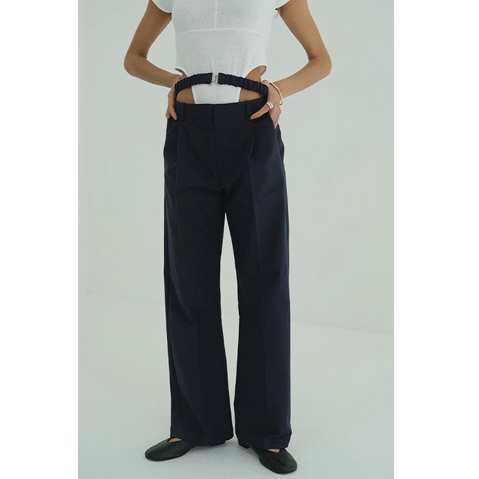 クラネ正規品❗️新品紙タグ付き⭐️リングベルトパンツRING BELT PANT クラネ正規品❗️新品紙タグ付き⭐️リングベルトパンツRING