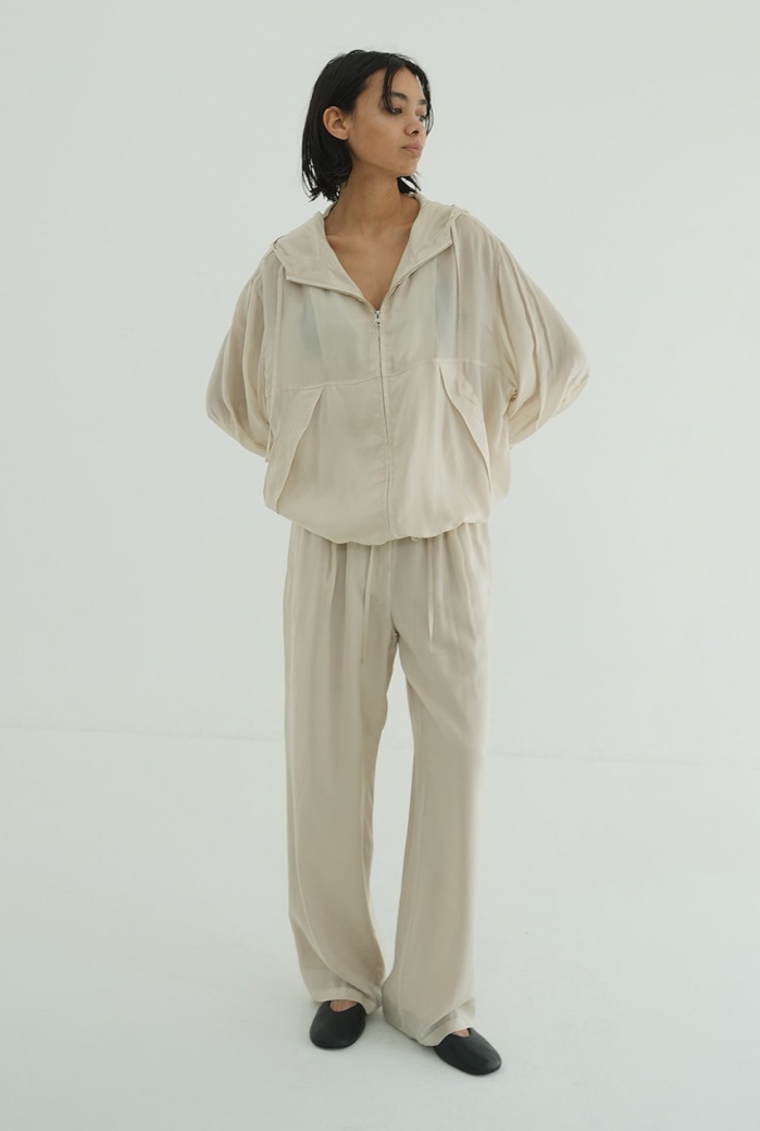 CLANE/クラネ】SHEER AIRY PANTS/シアーエアリーパンツ