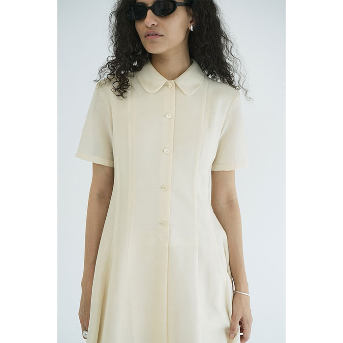 CLANE 正規商品 ワンピース クラネ フラフィー シアー 半袖