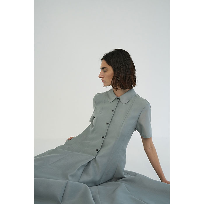 CLANE 正規商品 ワンピース クラネ フラフィー シアー 半袖
