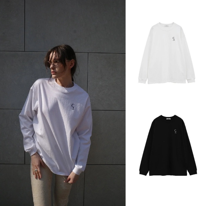 CLANE（クラネ） 正規商品 トップス Tシャツ ロゴ ベーシック ロンT