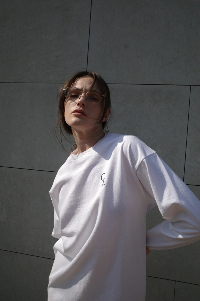 新品未使用 CLANE クラネ Ｔシャツ ホワイト 白のみ CLANE（クラネ） 正規商品 トップス Tシャツ ロゴ ベーシック ロンT