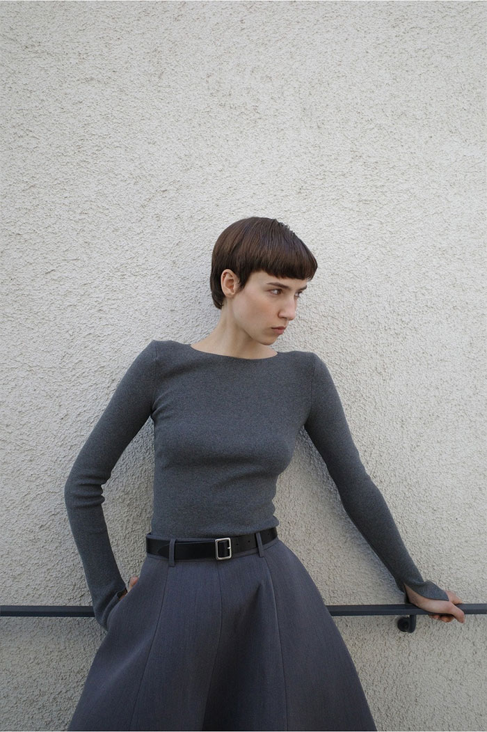 CLANE（クラネ） 正規商品 トップス ショルダー パッド ニット