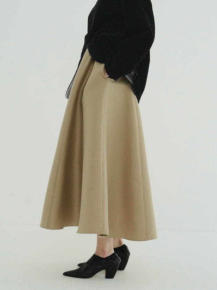 限定お値下げ新品タグ付き　 CLANE VOLUME FRARE SKIRT CLANE（クラネ） 正規商品 スカート ボリューム フレア スカート