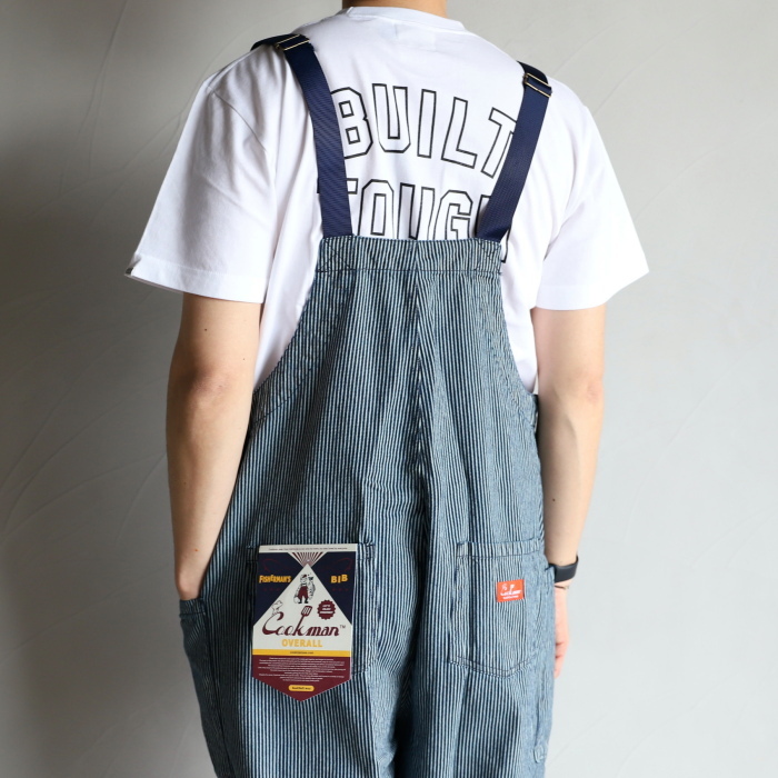 COOKMAN オーバーオール クックマン フィッシャーマンズオーバーオール ヒッコリー Fisherman's Bib Overall  Hickory ネイビー Navy 2021春夏新作 :23103848:Charger.web-store - 通販 - Yahoo!ショッピング