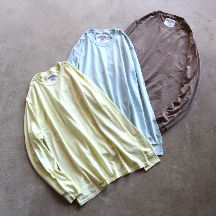 YOJOKUN ロンT 養生訓 ボタニカルダイ ロングスリーブ Tシャツ