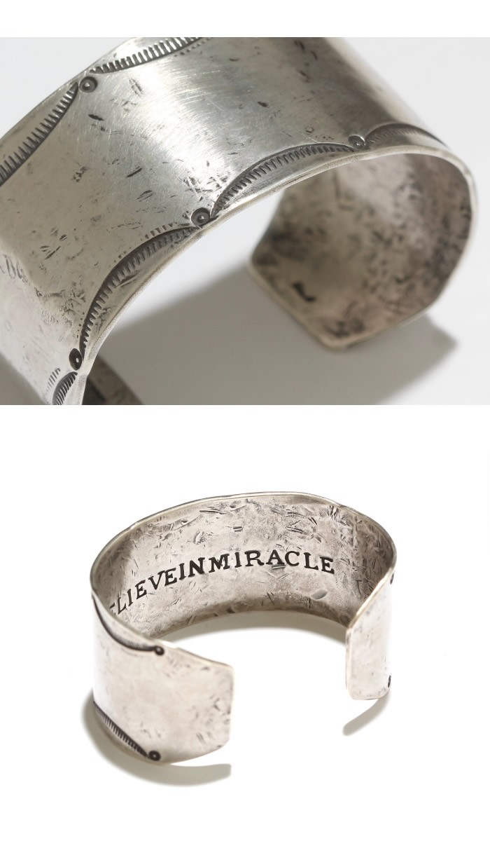 BELIEVE IN MIRACLE ビリーブインミラクル WIDE BANGLE LEAF