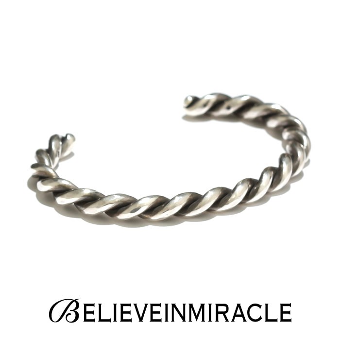 BELIEVE IN MIRACLE ビリーブインミラクル TWIST BANGLE SILVER925