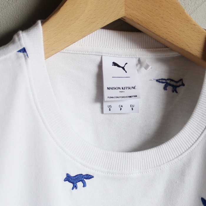 メゾンキツネ×プーマ コラボ Tシャツ ユニセックス MAISON KITSUNE