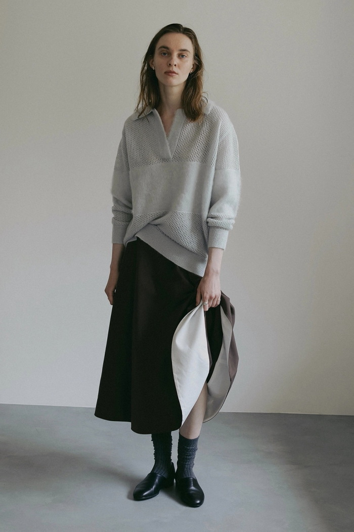 MANOF（マノフ） 正規商品 ニット モヘア ポロ ニットMOHAIR POLO KNIT