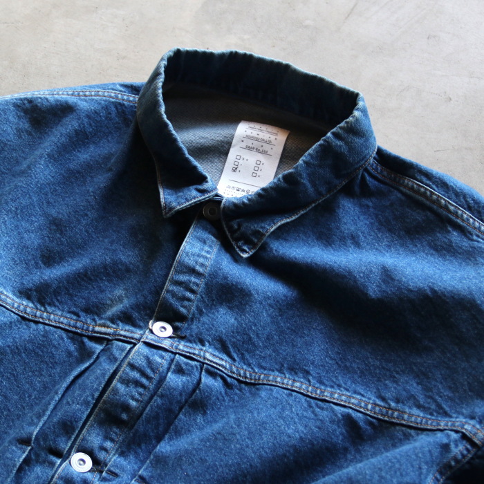KURO クロ 日本製 デニムジャケット インディゴ OIKAWA DENIM クロ（KURO） ジャケット デニムジャケット DENSE DENIM JACKET VW001