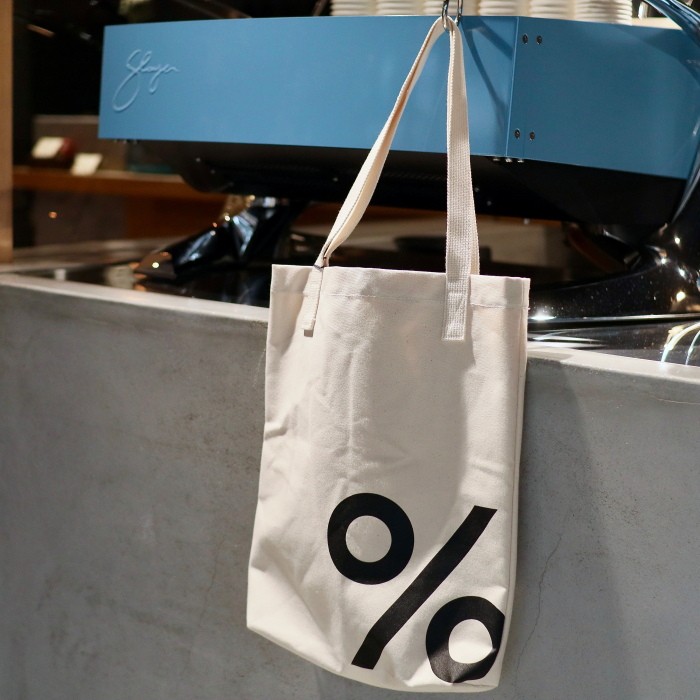 アラビカ バッグ %ARABICA トートバッグ TOTE BAG ホワイト WHITE
