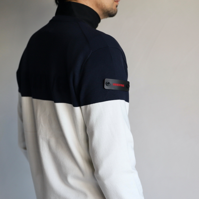 ブリーフィング ゴルフ メンズ ニット BRIEFING GOLF MS バイカラー クルーネック ニット MS BI-COLOR CREW NECK  KNIT ネイビー NAVY 2021秋冬新作 :brg213m52:Charger.web-store - 通販 - Yahoo!ショッピング