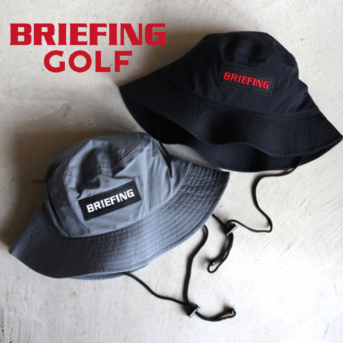 ブリーフィング ゴルフ ハット BRIEFING GOLF レイン ハット MS RAIN HAT ブラック/グレー BLACK/GRAY 2色展開