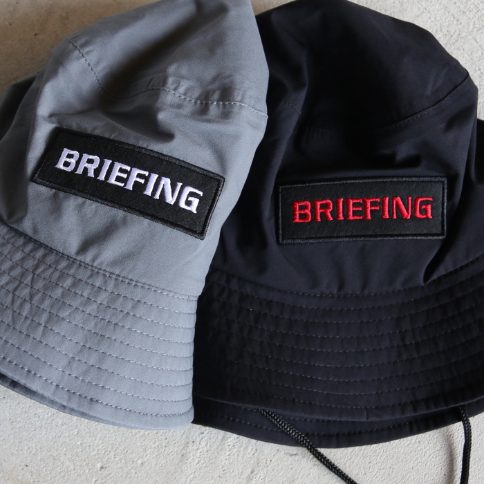 ブリーフィング ゴルフ ハット BRIEFING GOLF レイン ハット MS RAIN HAT ブラック/グレー BLACK/GRAY 2色展開