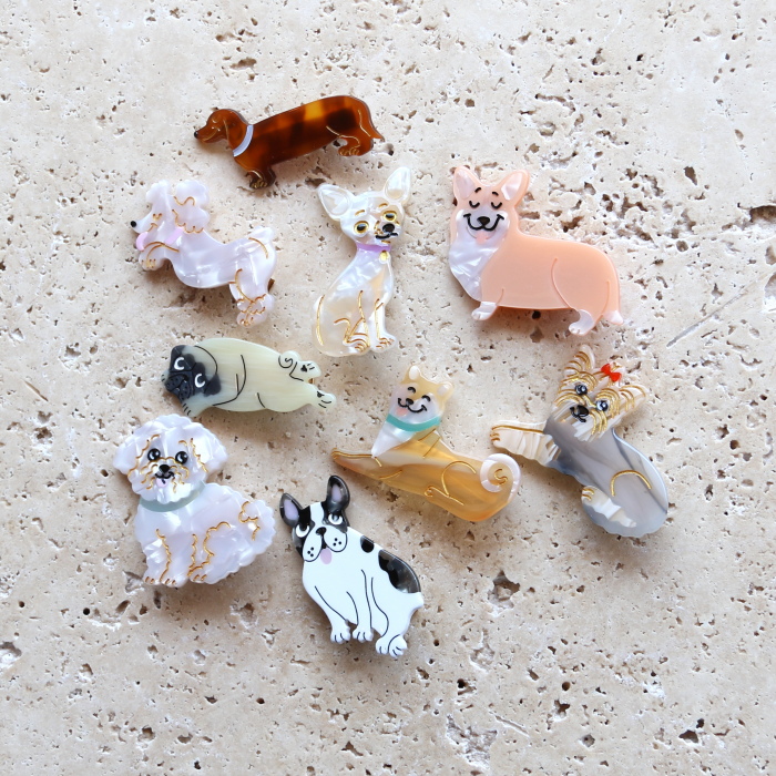 ククシュゼット 正規商品 ヘアアクセ クリップ ピン 犬 Coucou Suzette ブルドッグ ヘア クリップ Bulldog Hair Clip  ホワイト×ブラック White×Black : bulldogclip : Charger.web-store - 通販 - Yahoo!ショッピング