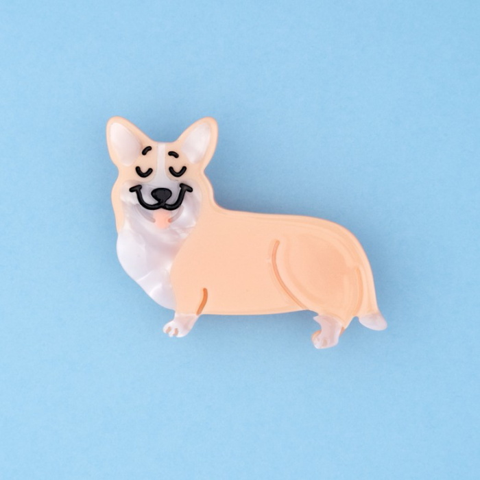 ククシュゼット 正規商品 ヘアアクセ クリップ ピン 犬 Coucou Suzette コーギー ヘア クリップ Corgi Hair Clip  ベージュ系 Beige :corgiclip:Charger.web-store - 通販 - Yahoo!ショッピング