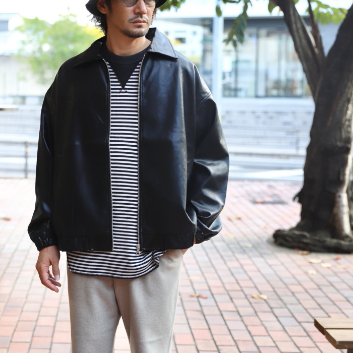 CHARGER アウター チャージャー オリジナル フェイク レザー ブルゾン