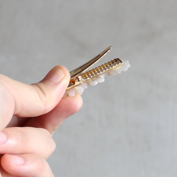 ククシュゼット 正規商品 ヘアアクセ クリップ ピン ヘアピン 花