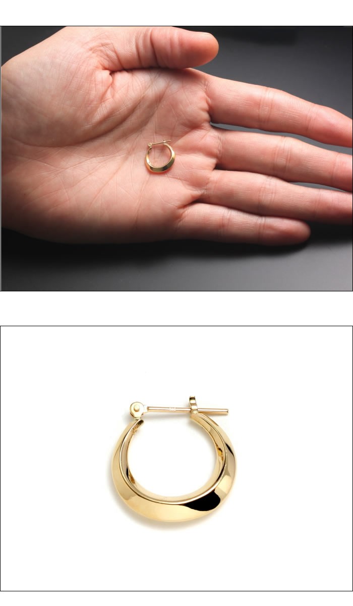 Sympathy of Soul（シンパシーオブソウル） Moon Hoop Pierce K18