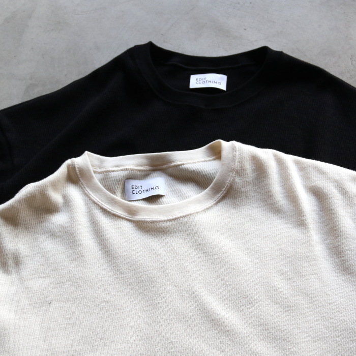 エディットクロージング ロンT EDIT CLOTHING 北海道 ウール ハニカム