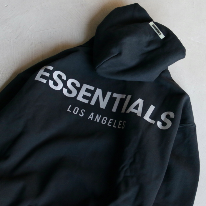 ESSENTIALS パーカー エッセンシャルズ LA RLCT ロゴフーディー FOG LA