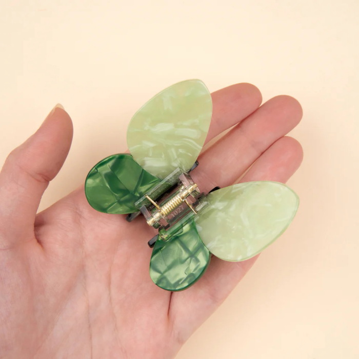 ククシュゼット 正規商品 ヘア アクセ クリップ 蝶 虫 かわいい