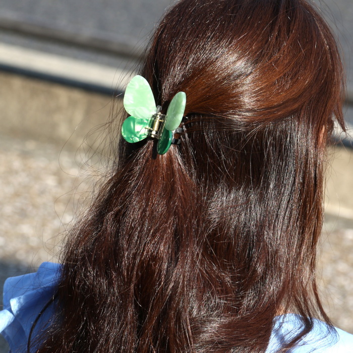 注目 正規商品 ククシュゼット ヘア かわいい 虫 蝶 クリップ アクセ ヘアアクセサリー